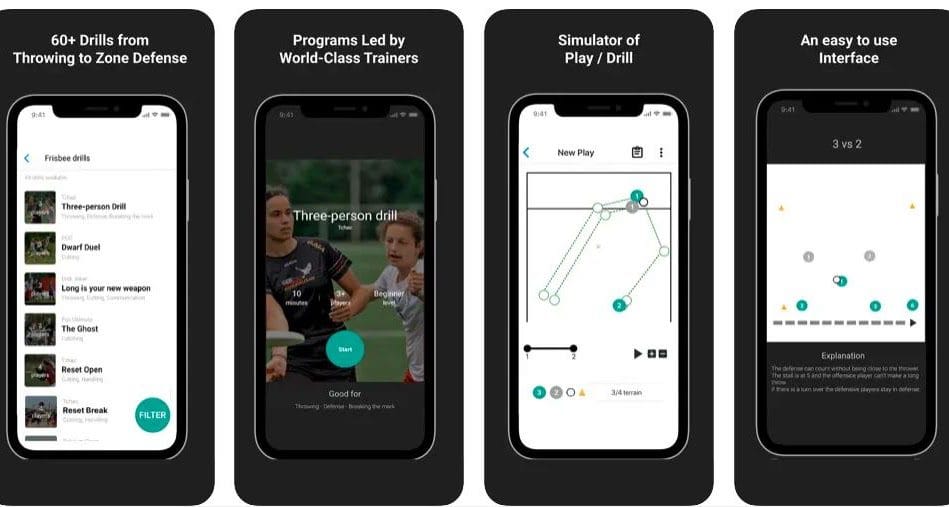 Images d'exemples de l'app Disc In