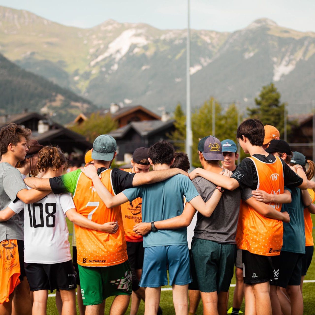 Jeunes du Disc In School en groupe