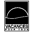 Logo de Vacances pour tous en noir